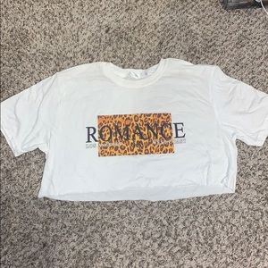 Missguided + cropped cheetah tee